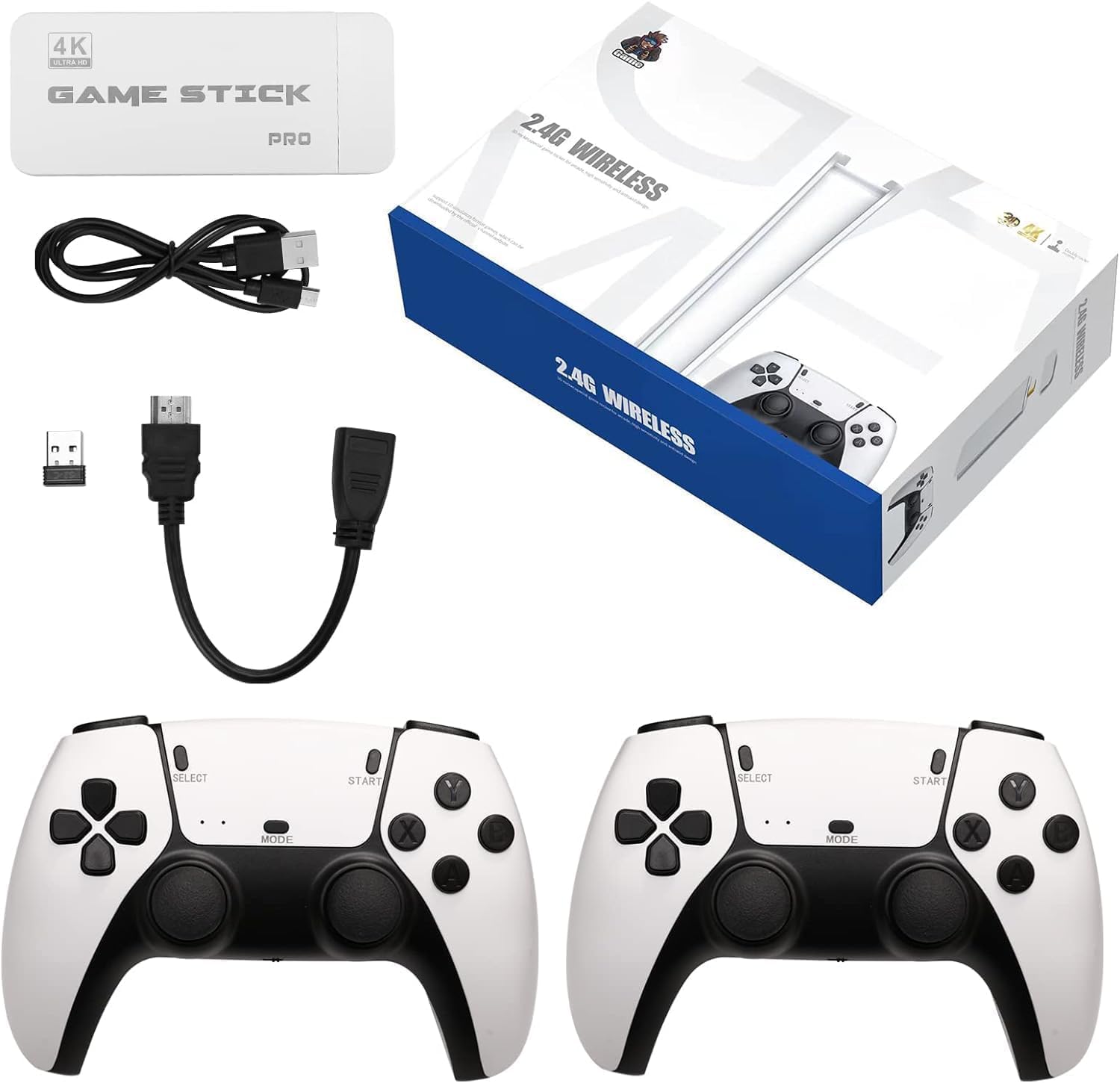 2.4G WIRELESS (GAME STICK) MP5 TV GAMES