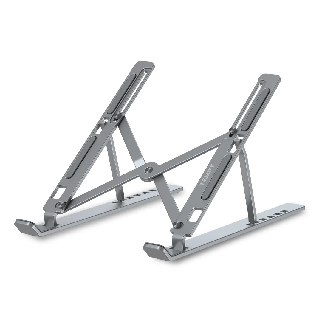 SILVER METAL FOLDING LAPTOP STAND